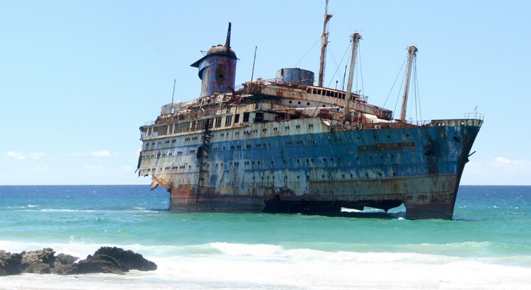 American Star Barco Lugares Abandonados Fuerteventura Canarias Abandoned Spain España Urbex